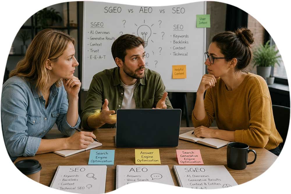 SEO, SGEO & AEO: Posicione sua marca onde o seu cliente busca do Google ao ChatGPT